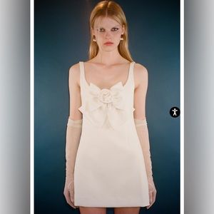 Sandy Liang Arden Dress Cream size 2 BNWT